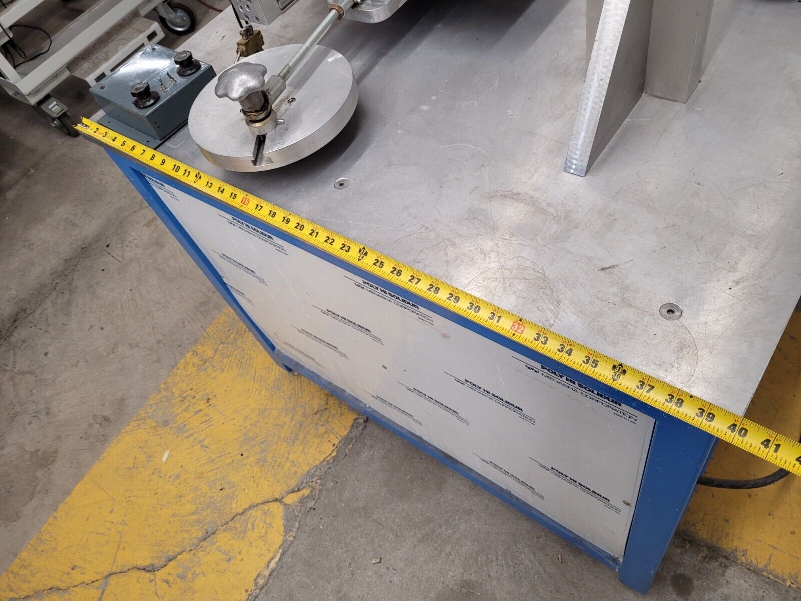 Lapping Machine X Y and Rotary, Drop Arm Adjustable Speed Custom Built 7" travel