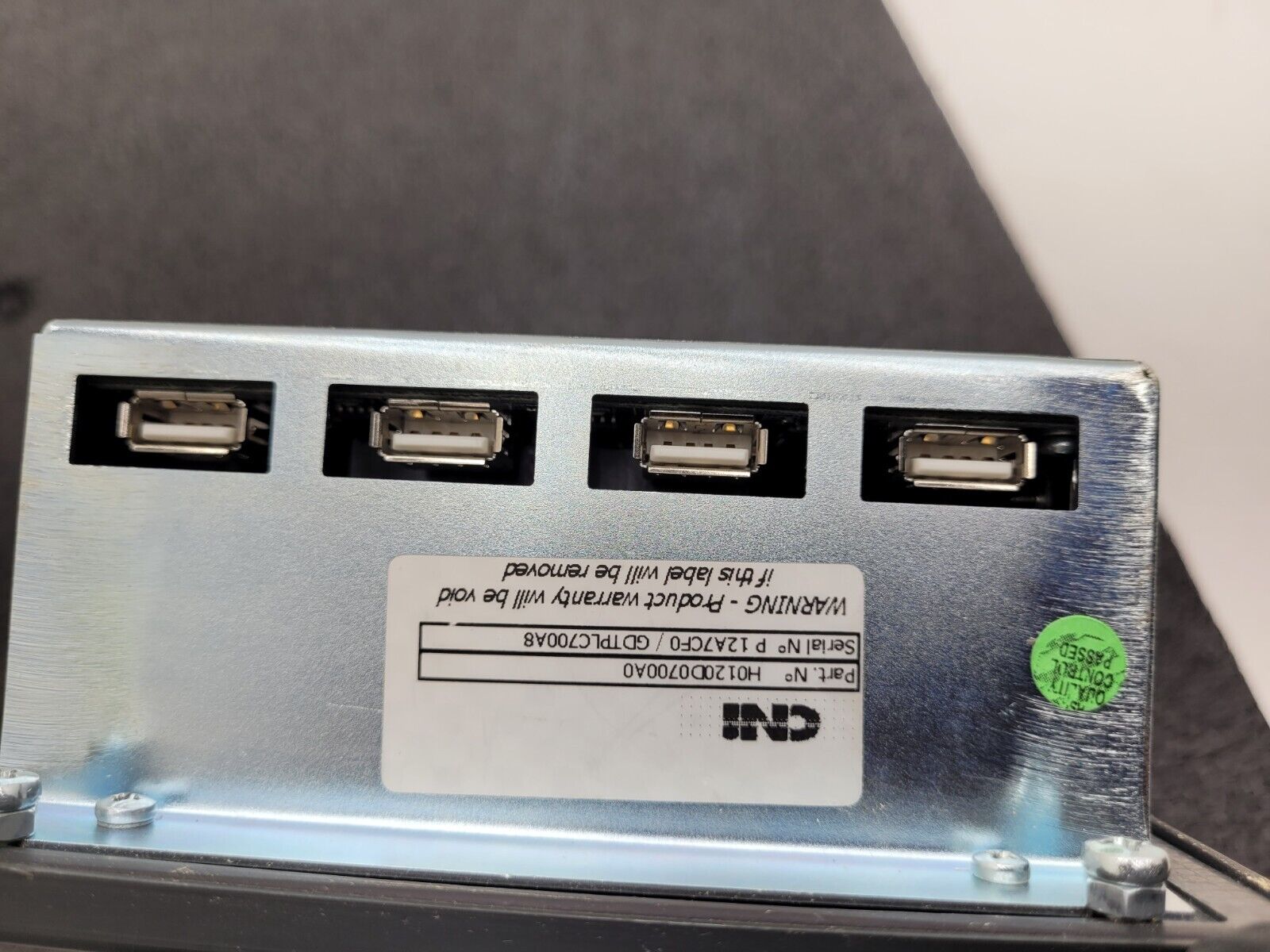 CNI Edge Bander Polymac Akron 440 Operator Interface HMI Panel Working Pull