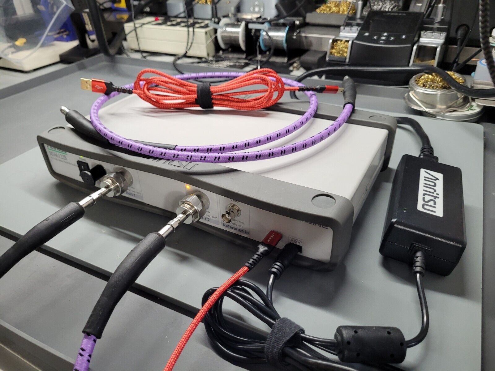 Anritsu MS46122B 43.5GHz USB Vector Network Analyzer Type K Ports SMA 3.5mm