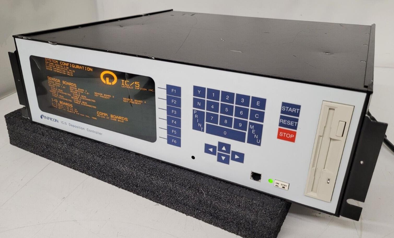 Inficon IC5 Deposition Controller IC/5 Model 760-500-G2 2x Sensor Boards A3