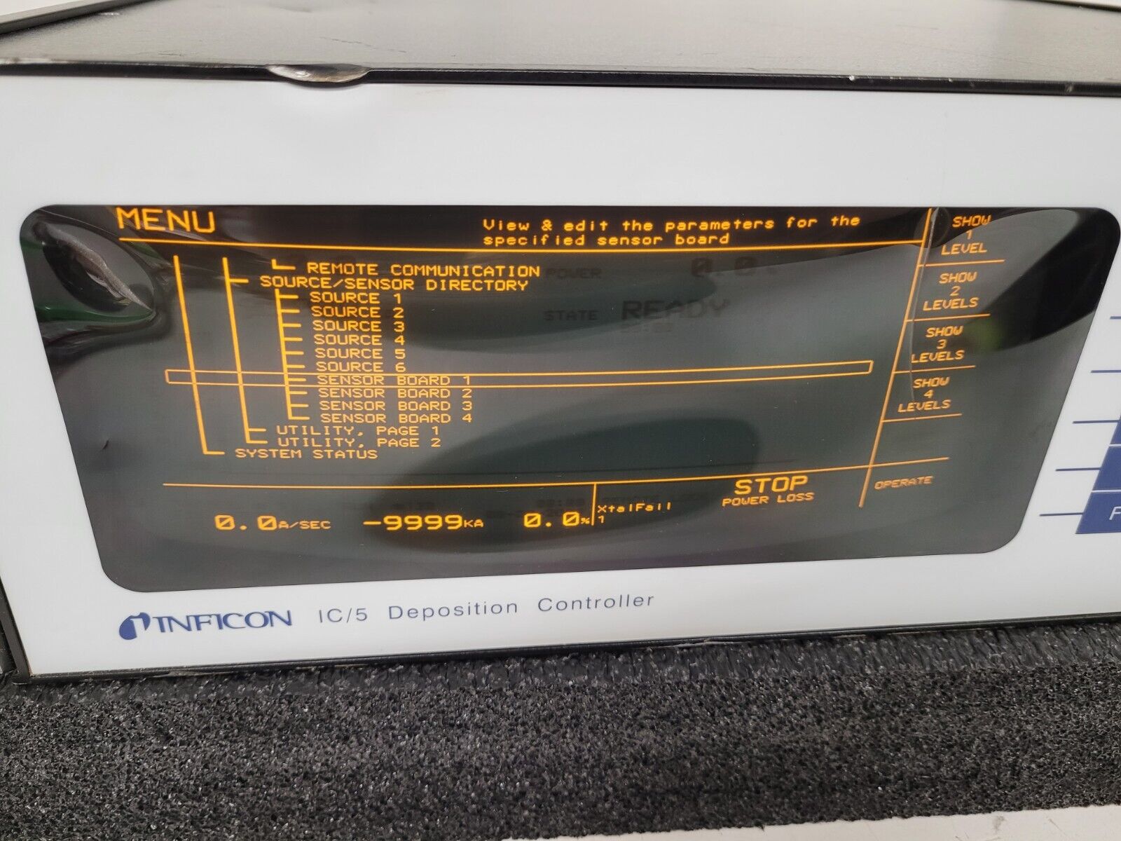 Inficon IC5 Deposition Controller IC/5 Model 760-500-G2 2x Sensor Boards A3