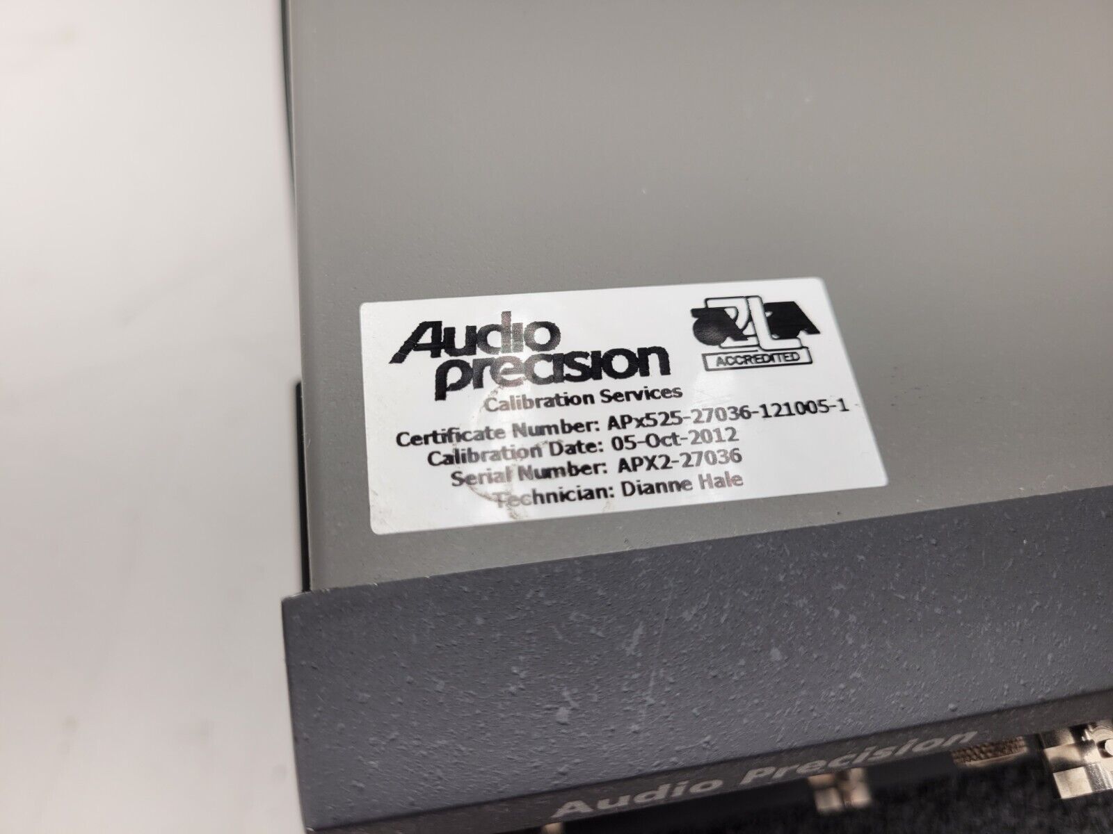 Audio Precision APX-525 Audio Analyzer Digital I/O Bluetooth and 2x Analog Input