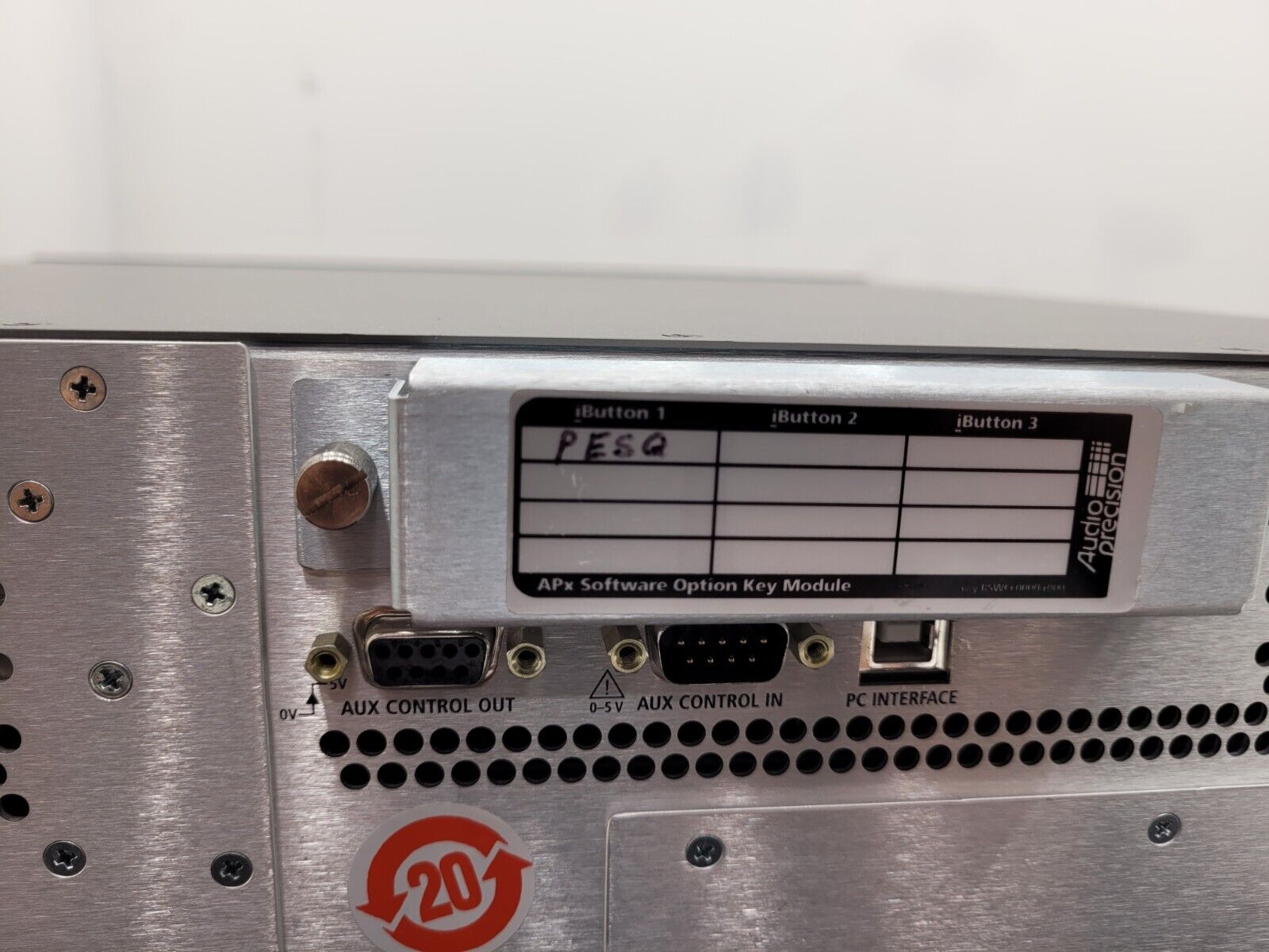 Audio Precision APX-525 Audio Analyzer Digital I/O Bluetooth and 2x Analog Input