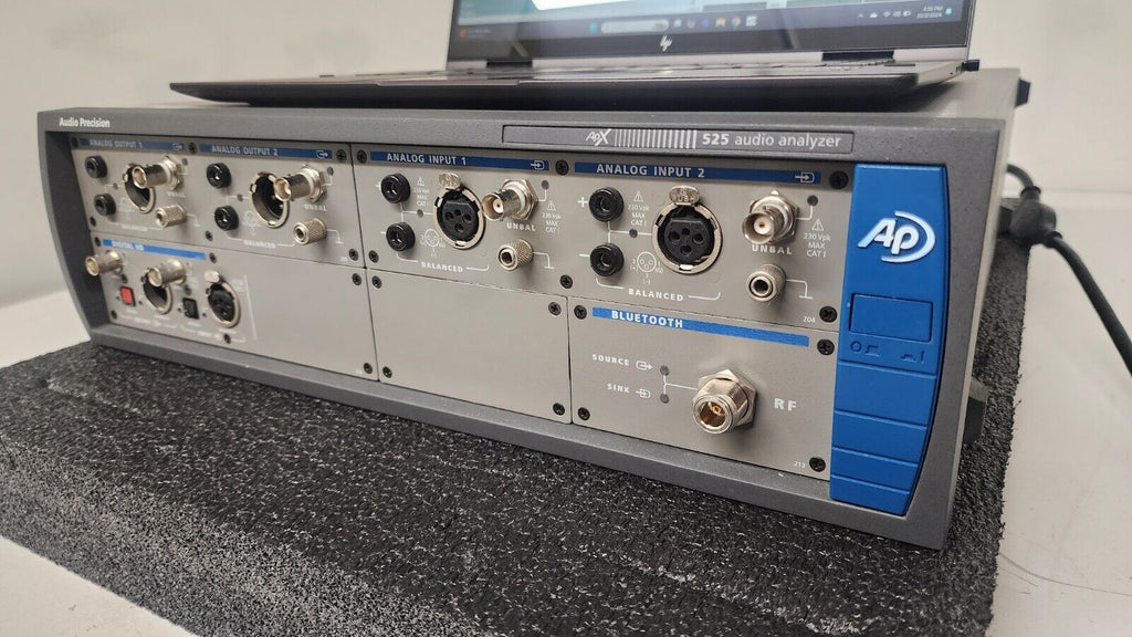 Audio Precision APX-525 Audio Analyzer Digital I/O Bluetooth and 2x Analog Input