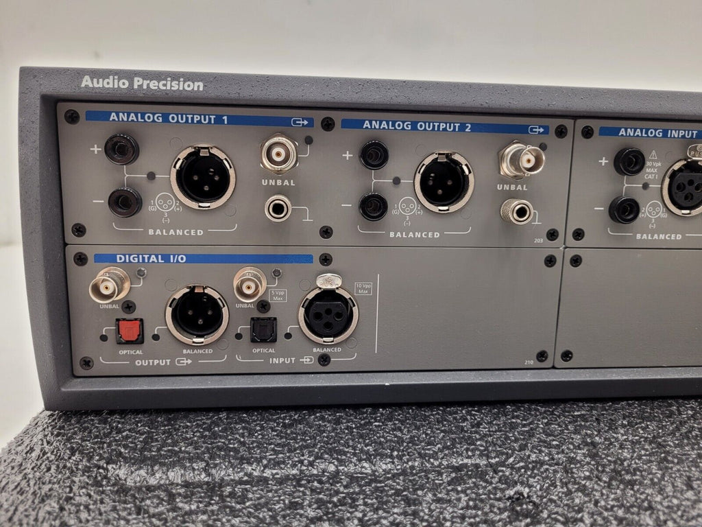 Audio Precision APX-525 Audio Analyzer Digital I/O Bluetooth and 2x Analog Input