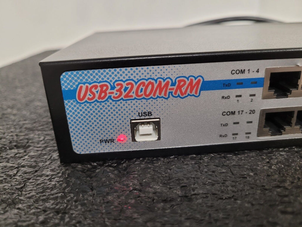 Coolgear USB to 32 Port COM RS-232 Serial Adapter FTDI Chipset USB-32COM-RM