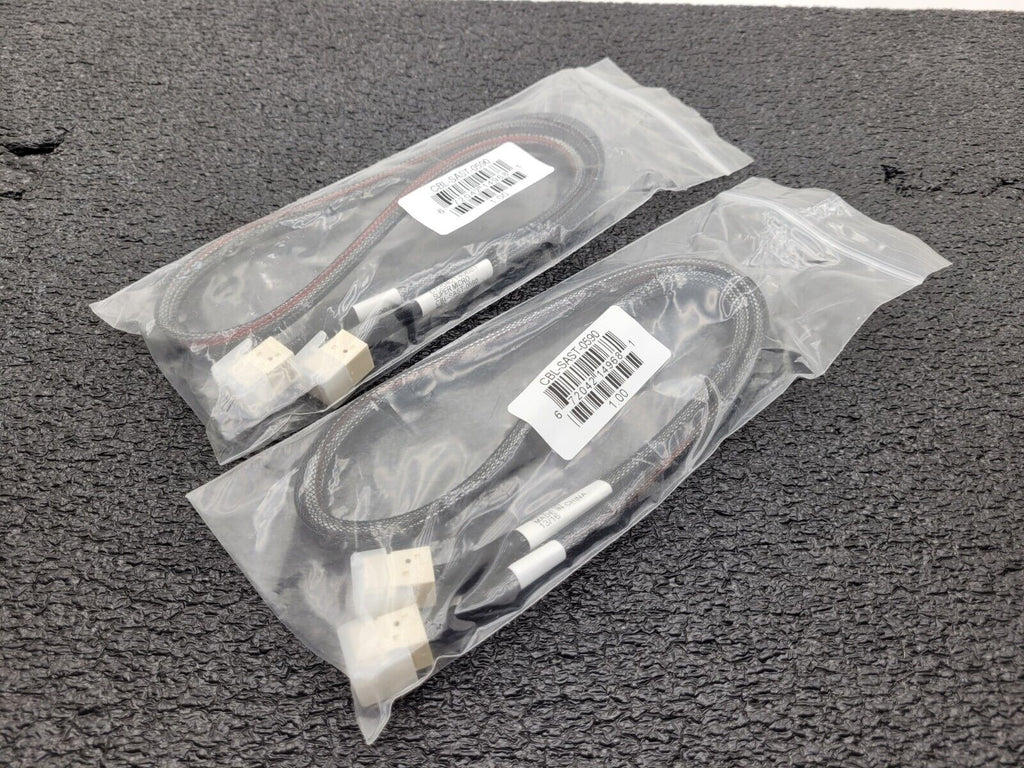 Lot of 2 Supermicro Internal MiniSAS HD PCIe NVMe 12Gbs 70cm Cable CBL-SAST-0590