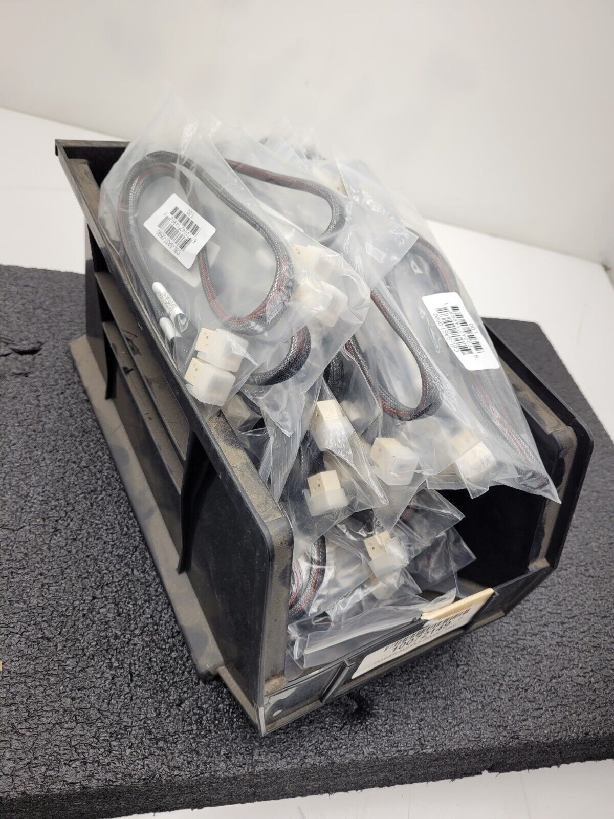 Lot of 2 Supermicro Internal MiniSAS HD PCIe NVMe 12Gbs 70cm Cable CBL-SAST-0590
