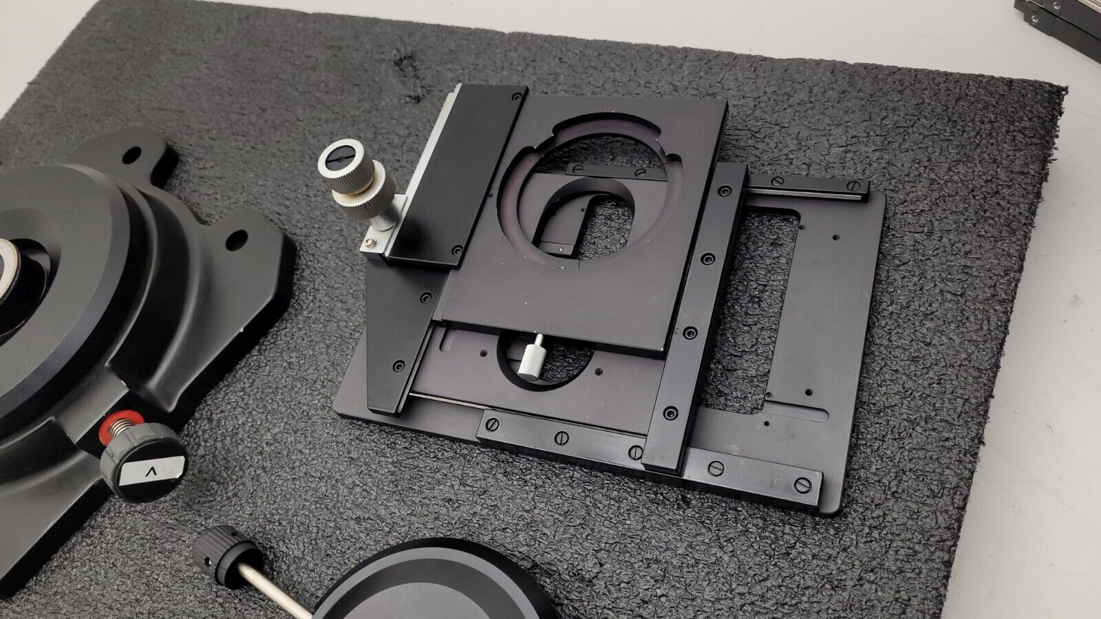 4 axis X-Y Translation Mechanical Stereoview Microscope Stage with base