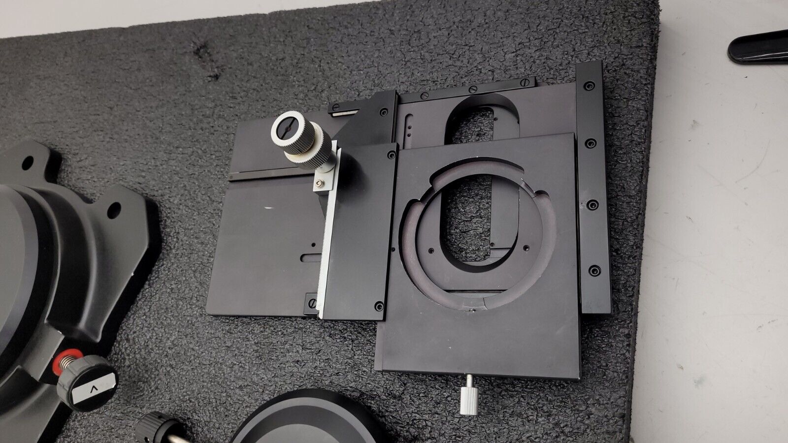 4 axis X-Y Translation Mechanical Stereoview Microscope Stage with base