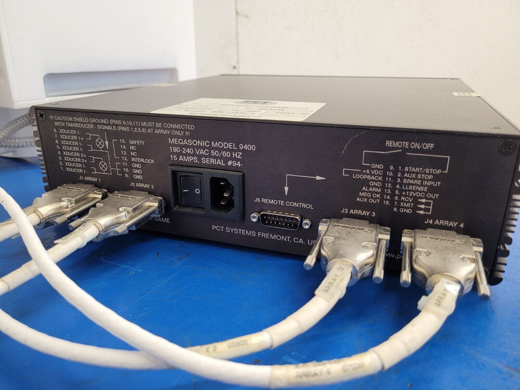 PCT Systems 9400 Megasonic HyperClean Ultrasonic Generator Parts/Repair