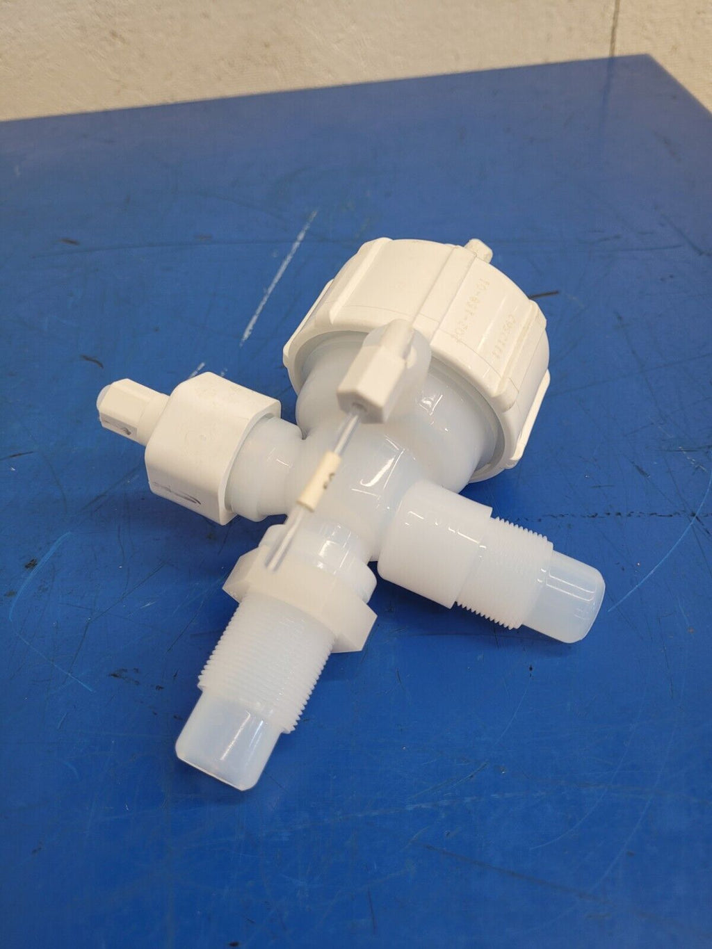 Lot of 4x Pnuematic Fluoroware Diaphragm 3-Way Valve 3/4" Flaretek 202-158-01