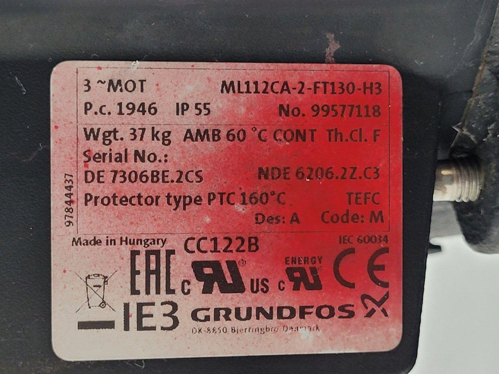 Grudfos CR20-2X-F-A-E-HQQE Never Installed Virtical Multistage Centrifugal Pump