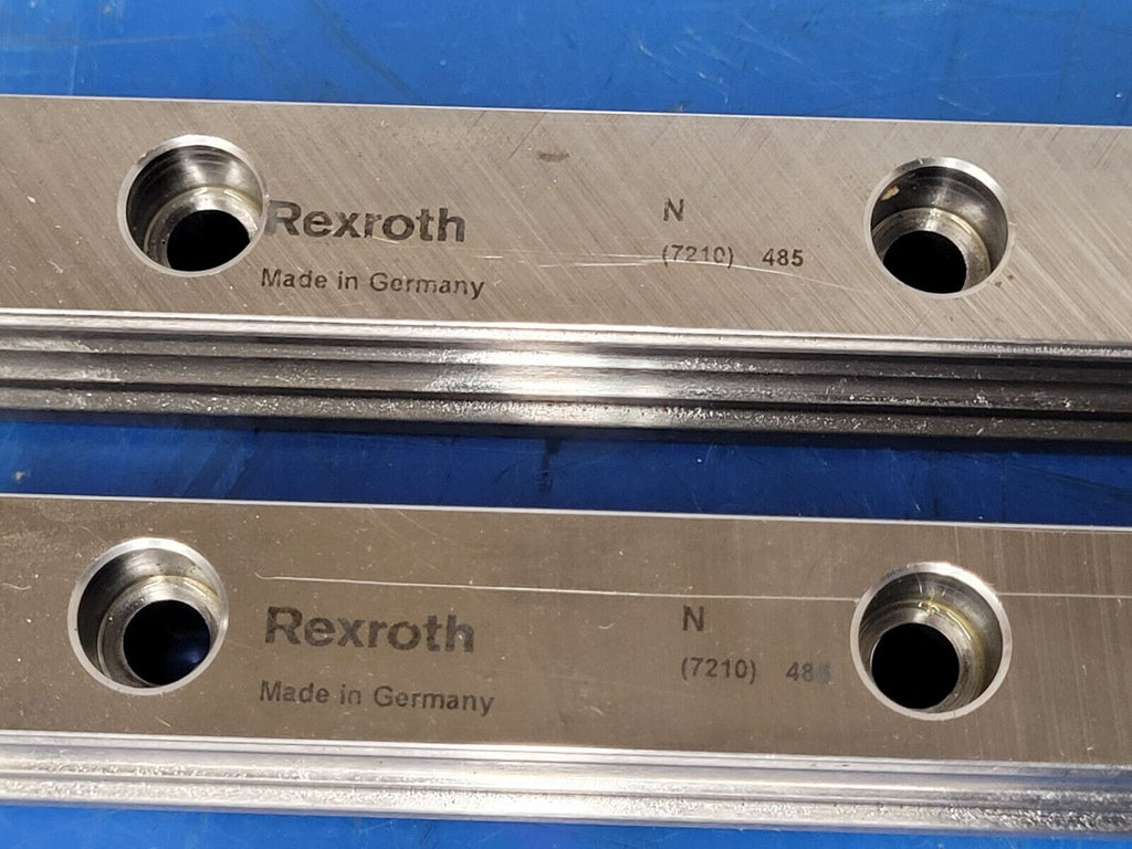 Bosch Rexroth 20mm Linear 7210 Rail Guide 2 Rails 4 Blocks 530mm R162121420