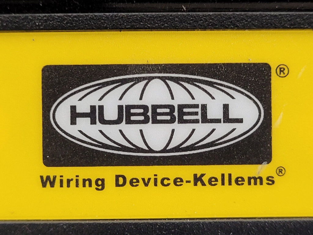 GFHW431 Hubbell GFCI Hard Wired 3 PH 120/208V 30A Yellow Used Working Pull