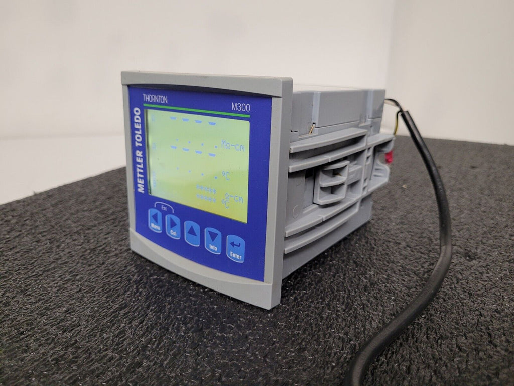 Mettler Toledo Thornton M300 PID Process Controller PLC Cond/Res 2 Ch 1/4 DIN