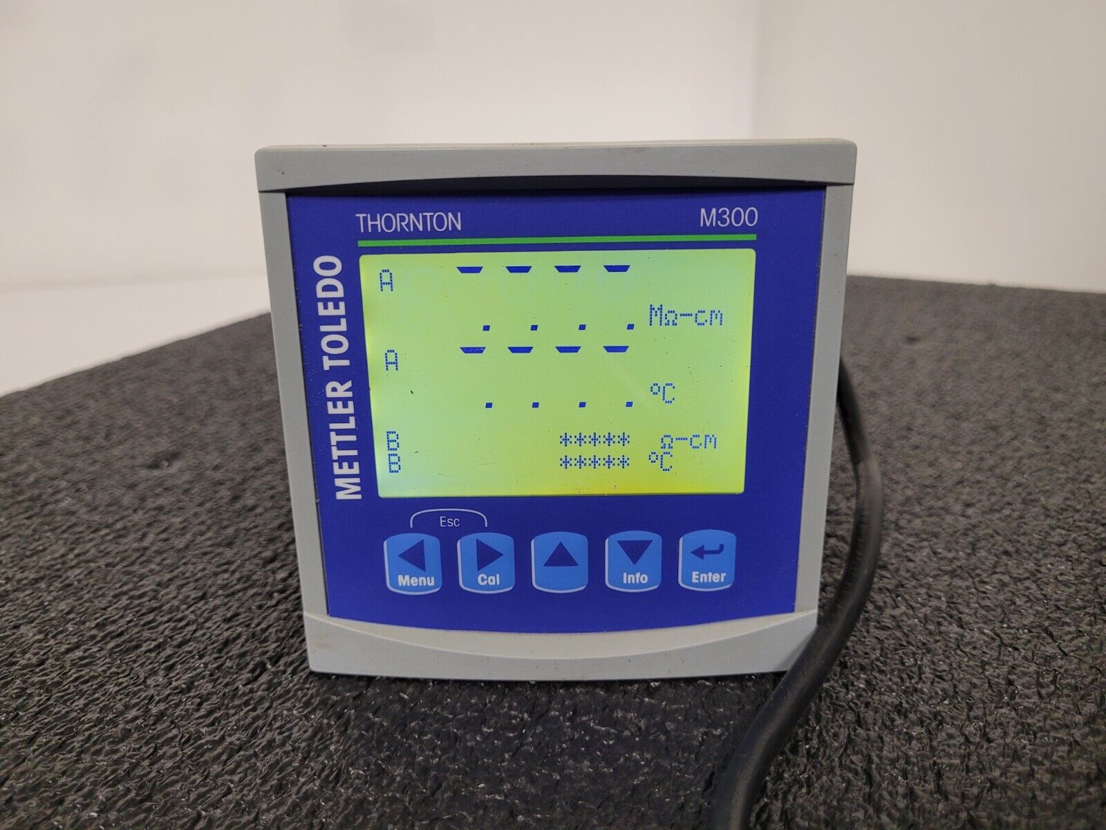 Mettler Toledo Thornton M300 PID Process Controller PLC Cond/Res 2 Ch 1/4 DIN