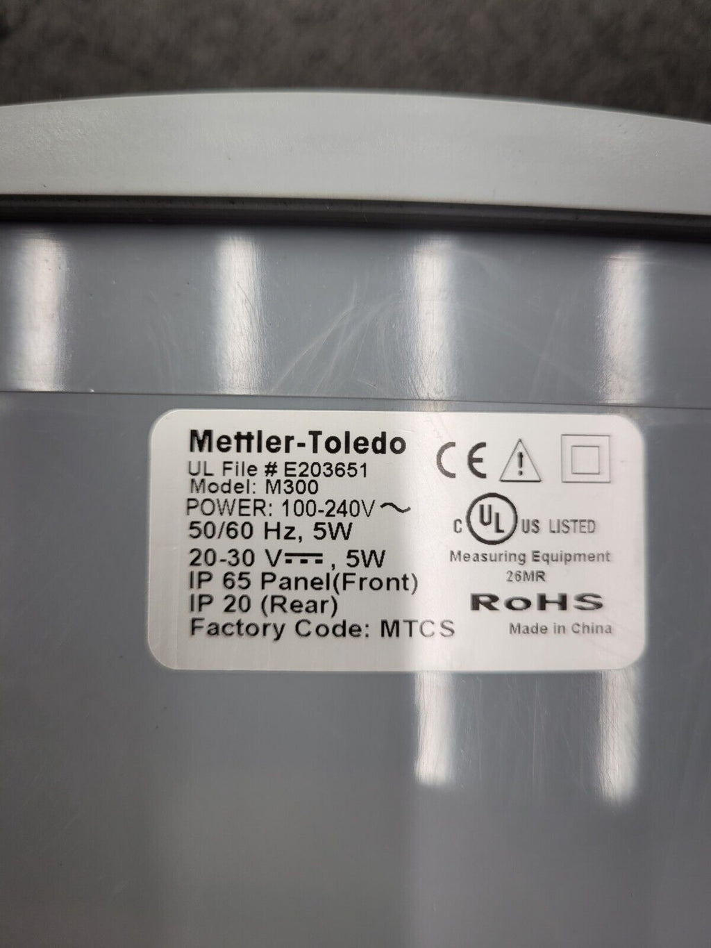 Mettler Toledo Thornton M300 PID Process Controller PLC Cond/Res 2 Ch 1/4 DIN