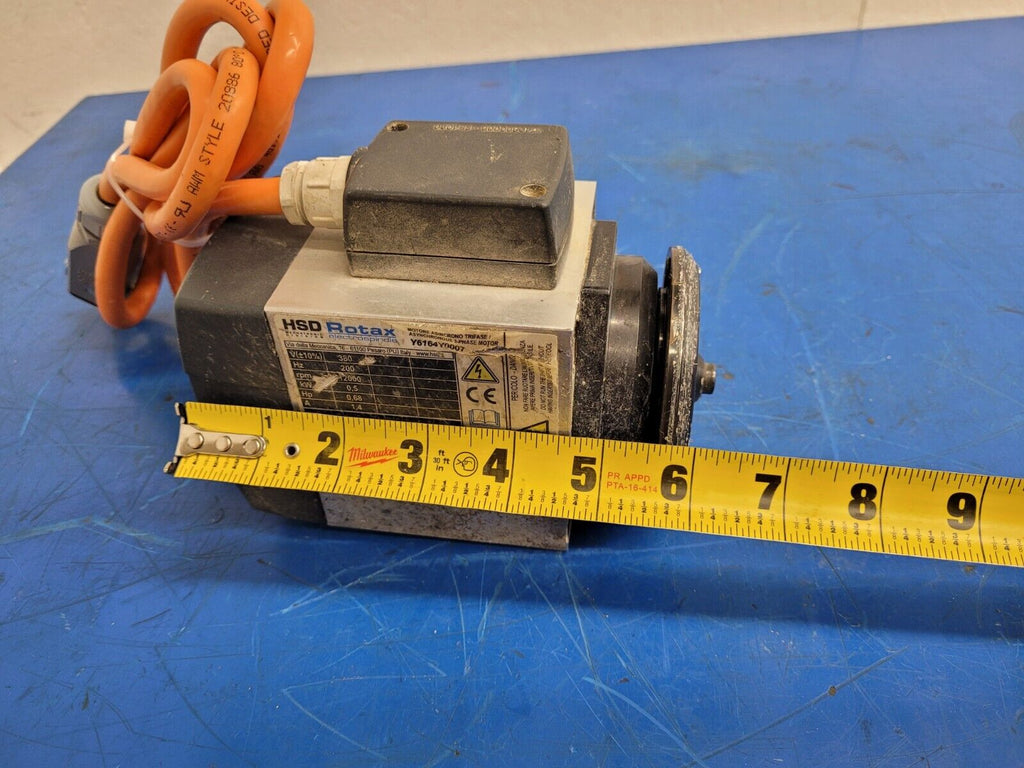 HSD Rotax Spindle Motor Y6164Y007 12000 rpm Polymac Akron 440 Spins ok