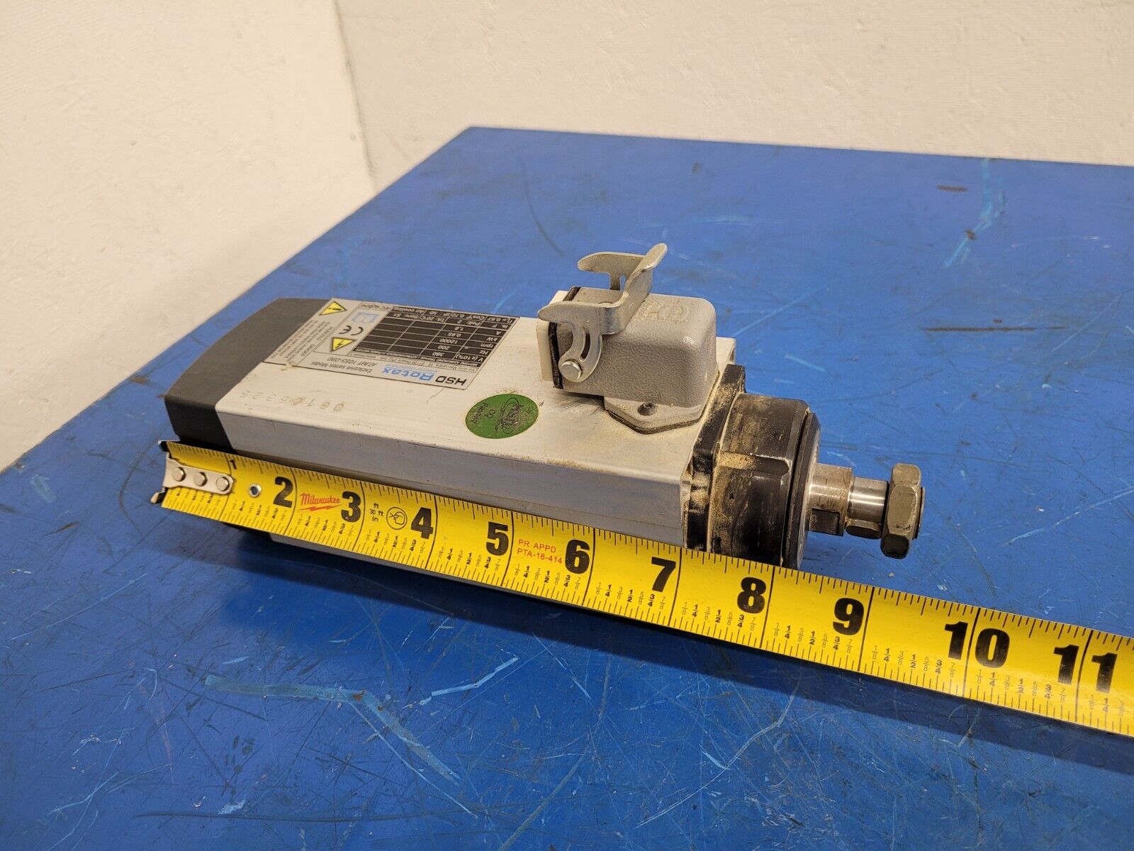 HSD Rotax Spindle Motor AT/MT 1055-090 12000 rpm Polymac Akron 440 Spins ok