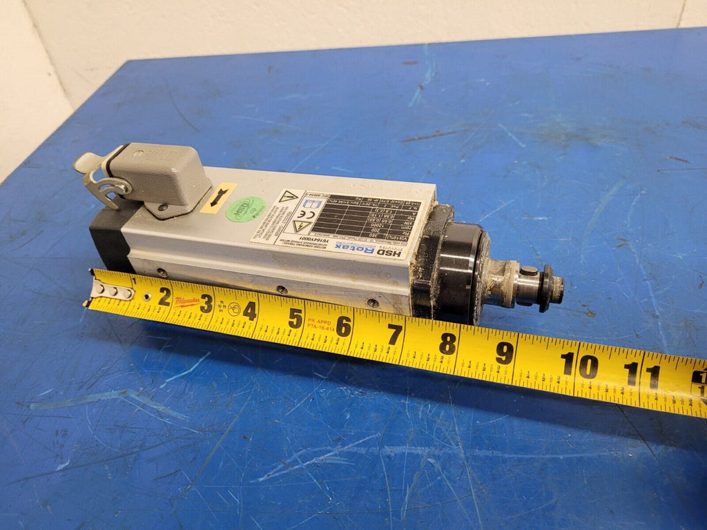 HSD Rotax Spindle Motor AT/MT 1055-090 12000 rpm Polymac Akron 440 Spins ok B