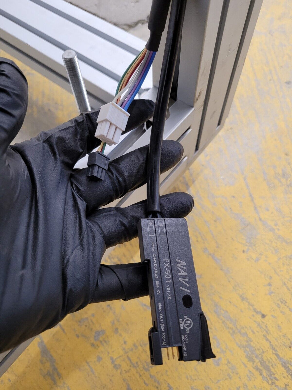 Custom Flat Belt Oriental Motor Driven Conveyor 32" W 42" Long Extruded Frame B