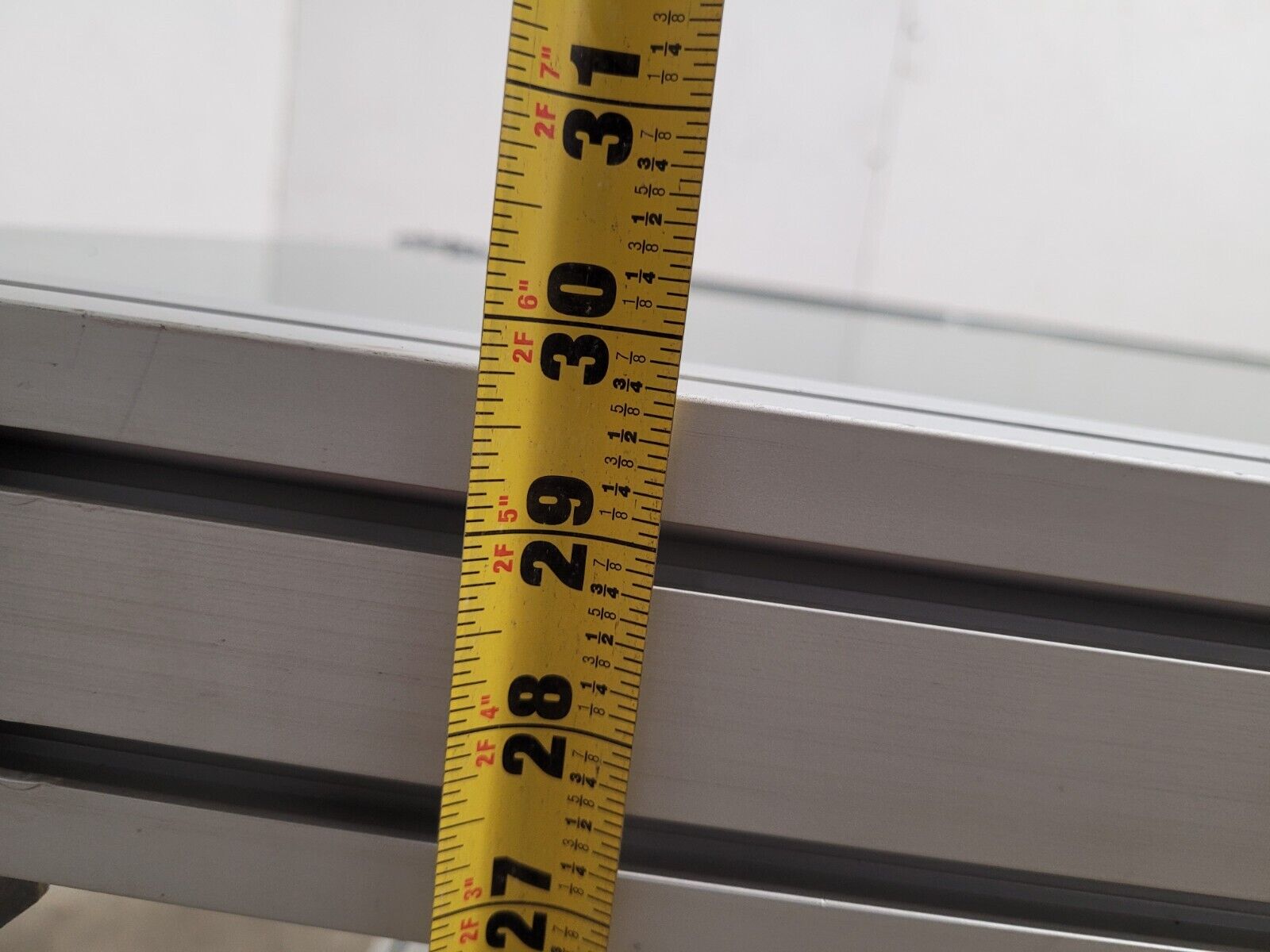 Custom Flat Belt Oriental Motor Driven Conveyor 32" W 42" Long Extruded Frame B