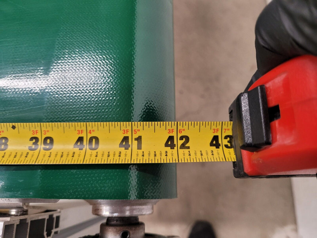 Custom Flat Belt Oriental Motor Driven Conveyor 32" W 42" Long Extruded Frame B