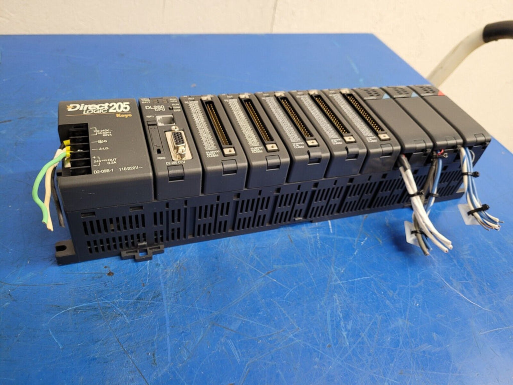 Koyo Direct Logic Automation Direct D2-260 CPU F2-04RTD F2-08AD-1 F2-02DAS-1
