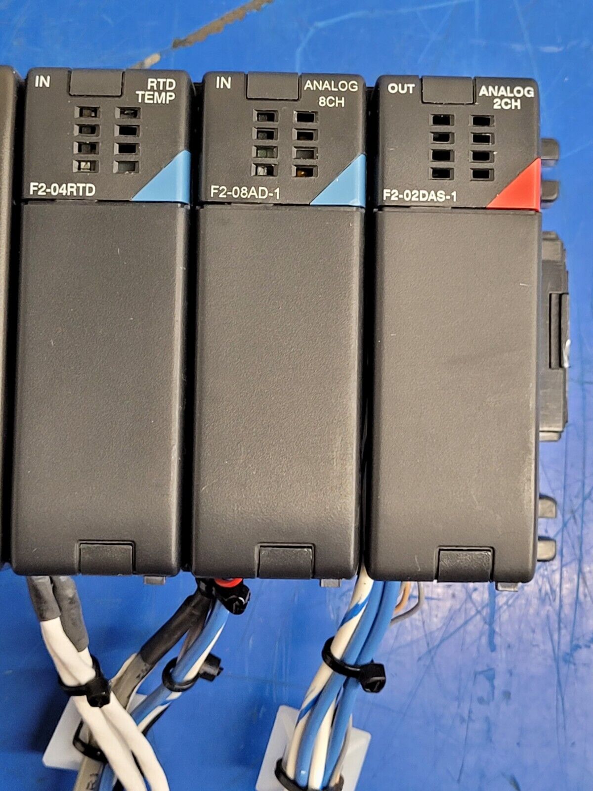Koyo Direct Logic Automation Direct D2-260 CPU F2-04RTD F2-08AD-1 F2-02DAS-1