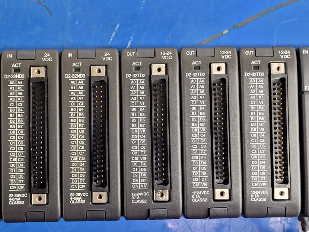 Koyo Direct Logic Automation Direct D2-260 CPU F2-04RTD F2-08AD-1 F2-02DAS-1