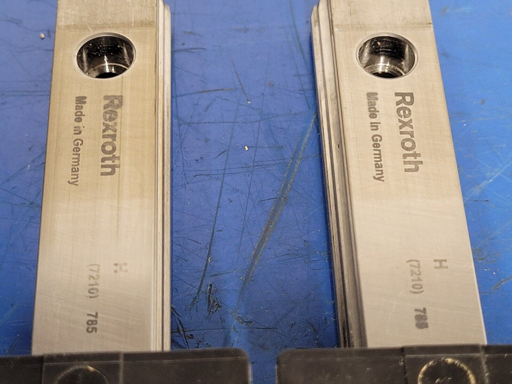 Bosch Rexroth Linear 7210 Rail Guide 5 Rails 5 Blocks R16382320