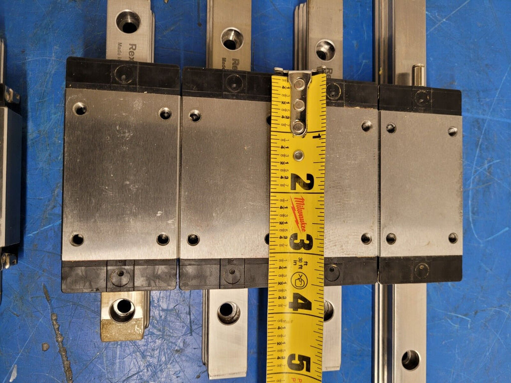 Bosch Rexroth Linear 7210 Rail Guide 5 Rails 5 Blocks R16382320