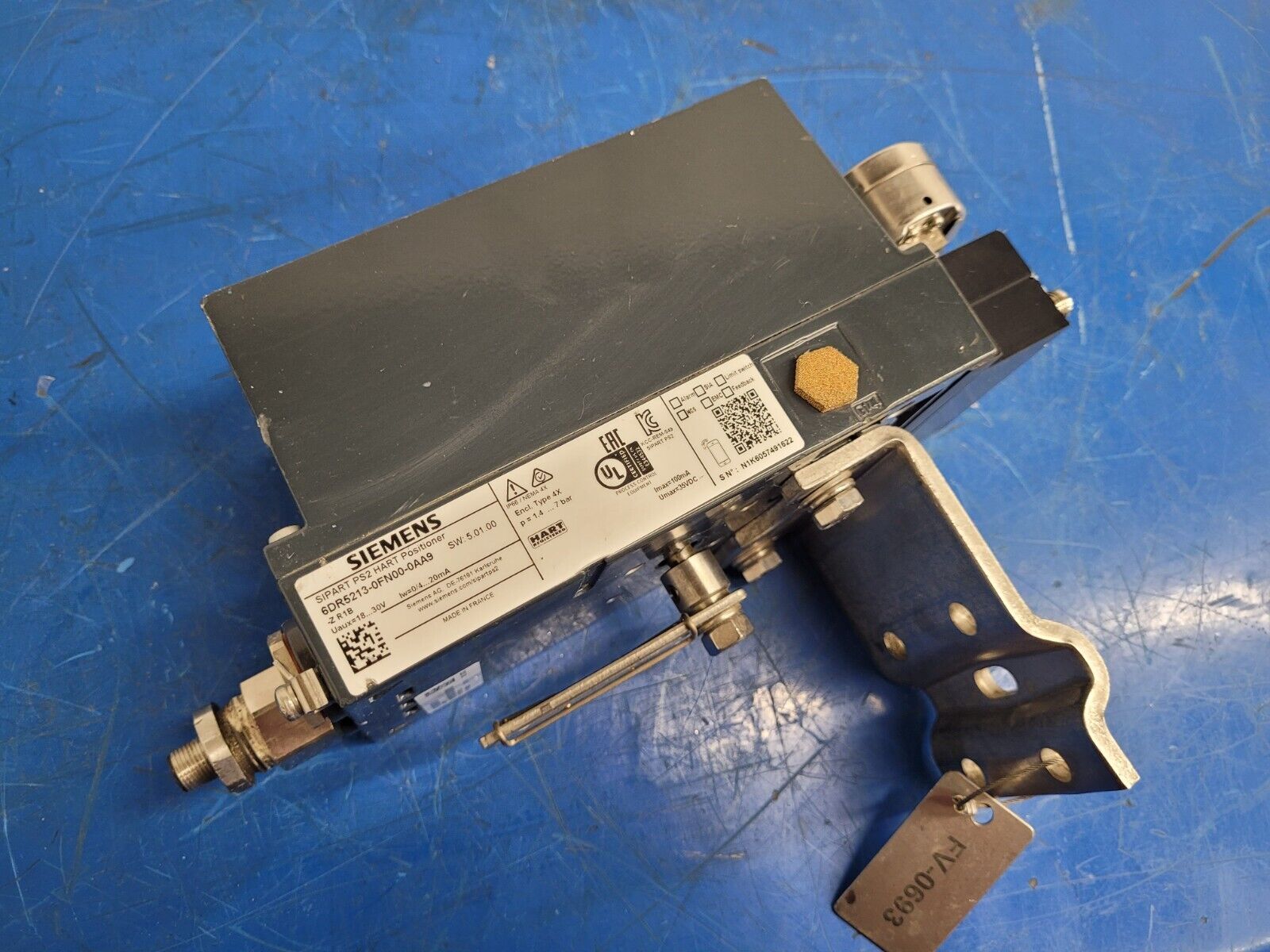 Siemens 6DR5213-0FN00-0AA9 SIPART PS2 Hart Smart Electropneumatic Positioner