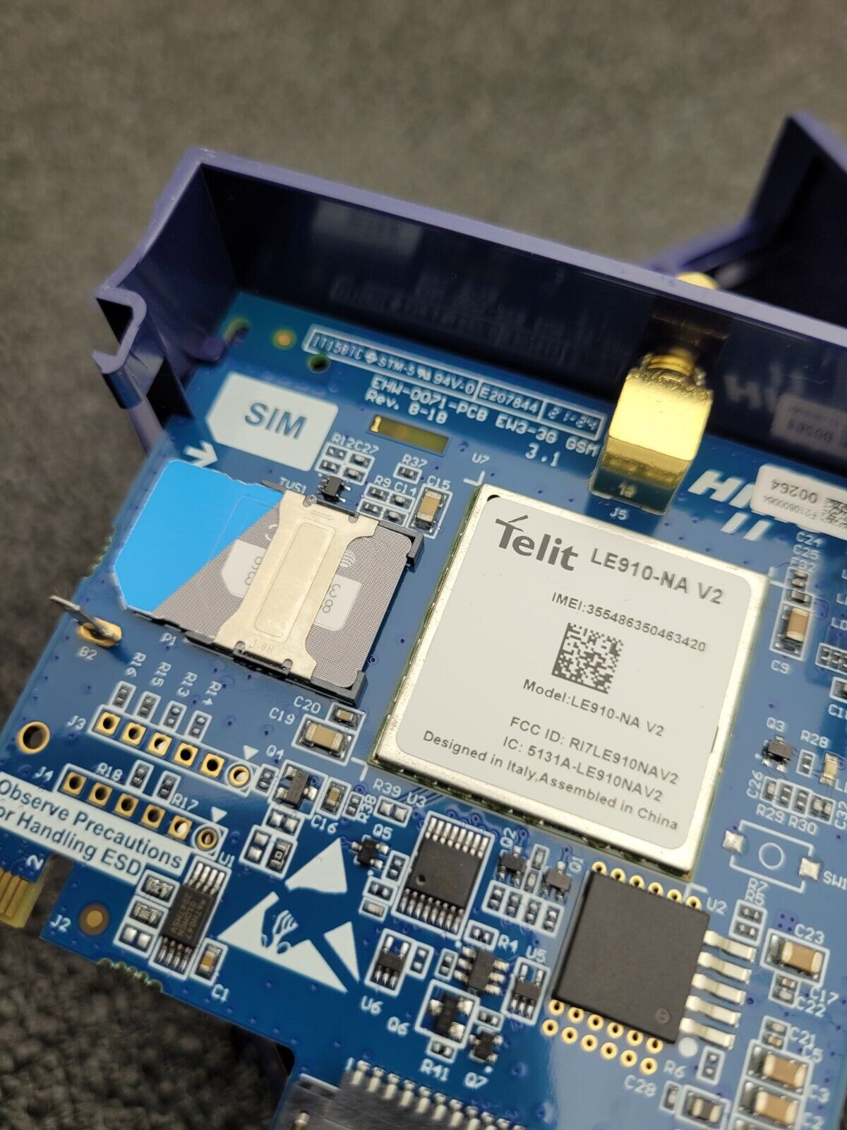 Ewon Flexy IIOT 00201 Industrial Ethernet Router Data Gateway FLB 3205 4G NA