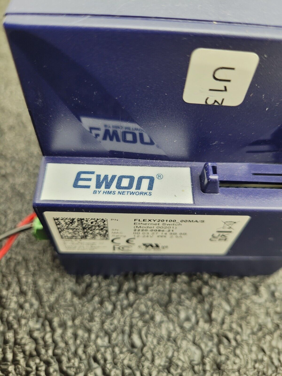 Ewon Flexy IIOT 00201 Industrial Ethernet Router Data Gateway FLB 3205 4G NA