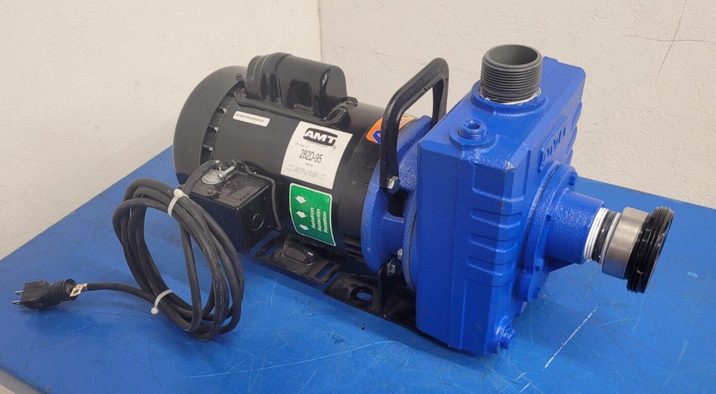 AMT Pump 282D-95 Self-Priming Centrifugal Pump 3/4HP 1Ph 120/240VAC 1.5" Inlet