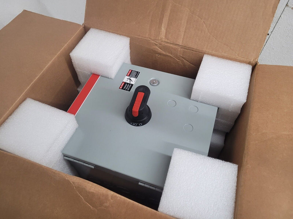 ABB FJ601-3PB6B Enclosed Disconnect Switch 3 Pole 60 Amp 600VAC NEW
