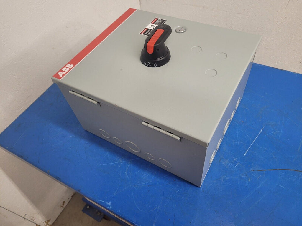 ABB FJ601-3PB6B Enclosed Disconnect Switch 3 Pole 60 Amp 600VAC NEW