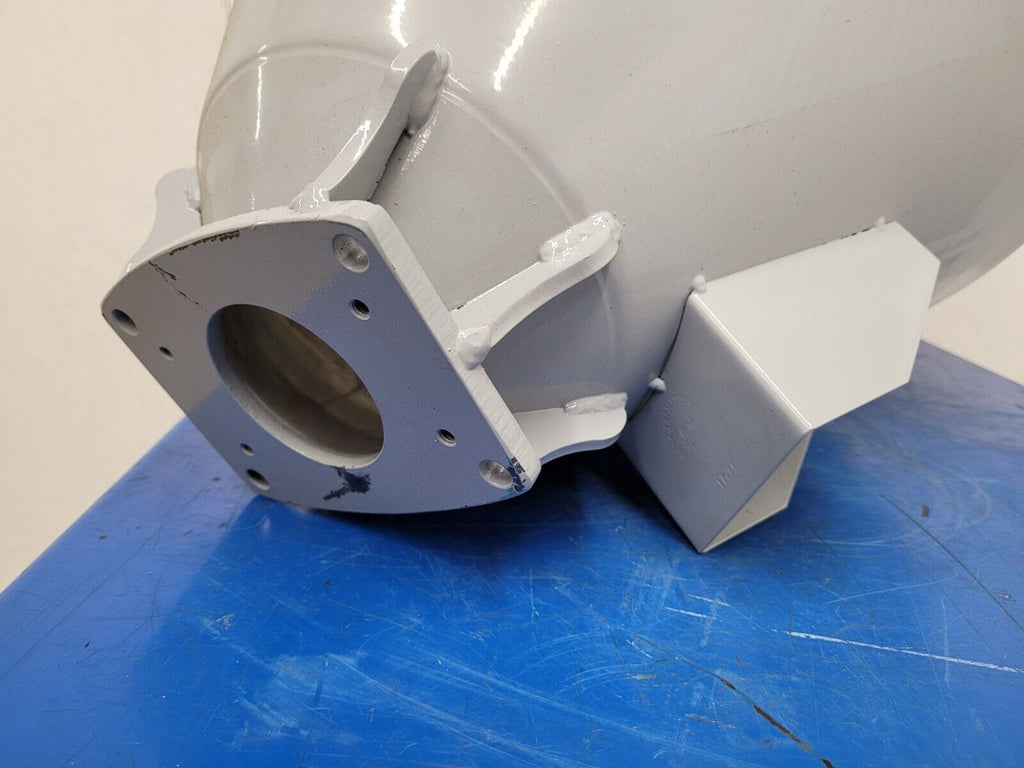 Injection Molding Plastic Pellet Funnel Hopper 20" Steel 5"x3" Mounting Holes