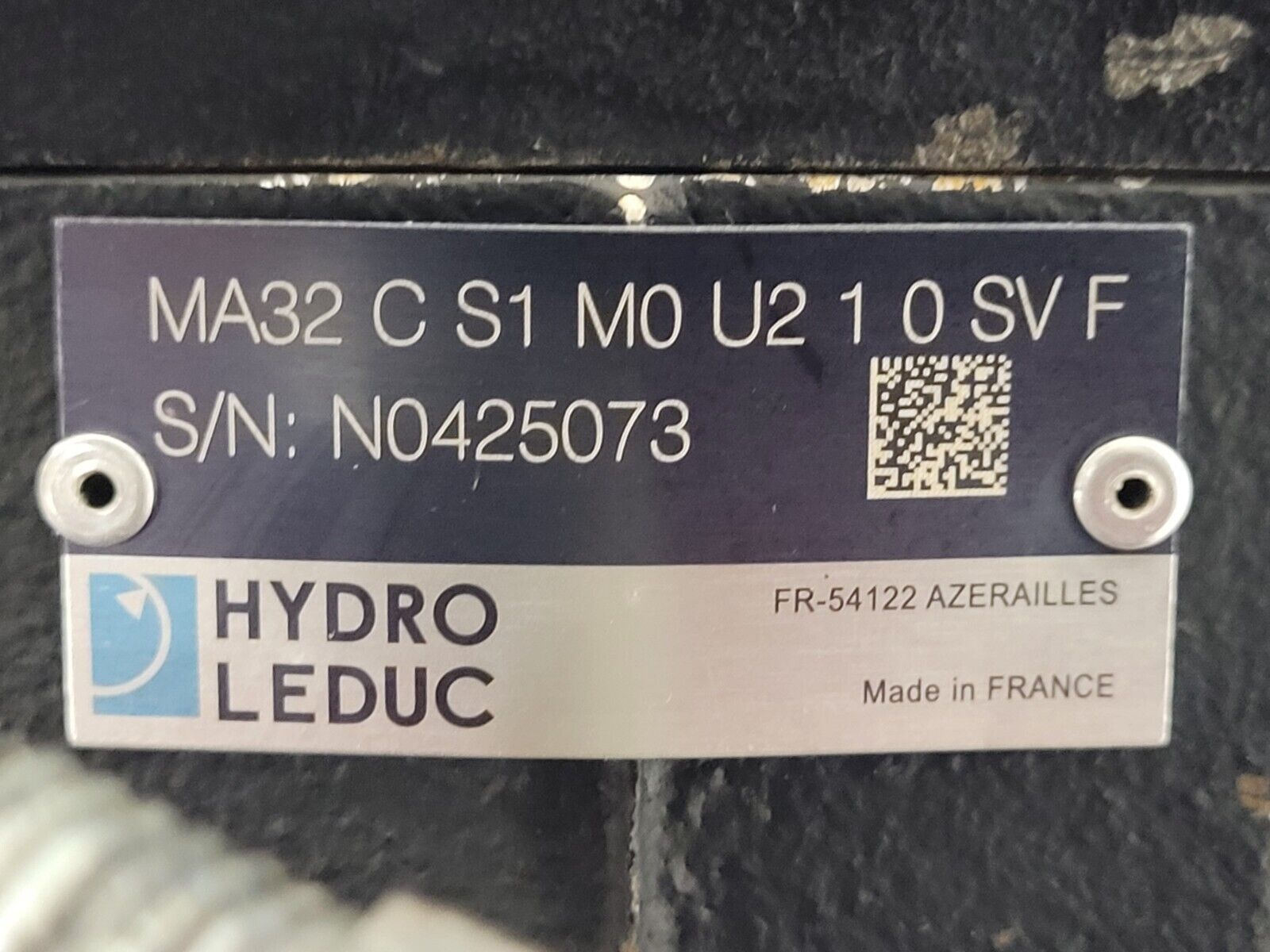 Hydro Leduc MA32 Bent Axis Hydraulic Motor SAE C 14T Splined J498b Rear Ports