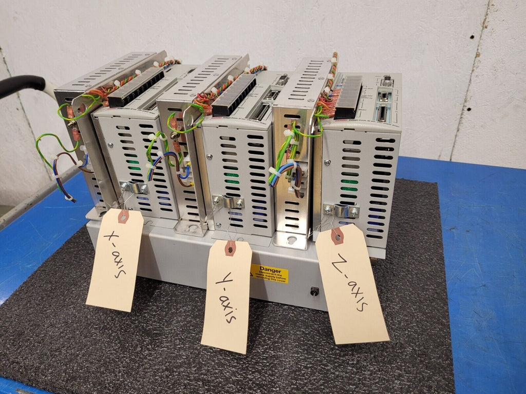 Anorad Allen Bradley 3 Axis Linear Motor Robot w/Drives ~ 30"x18"x2" of travel