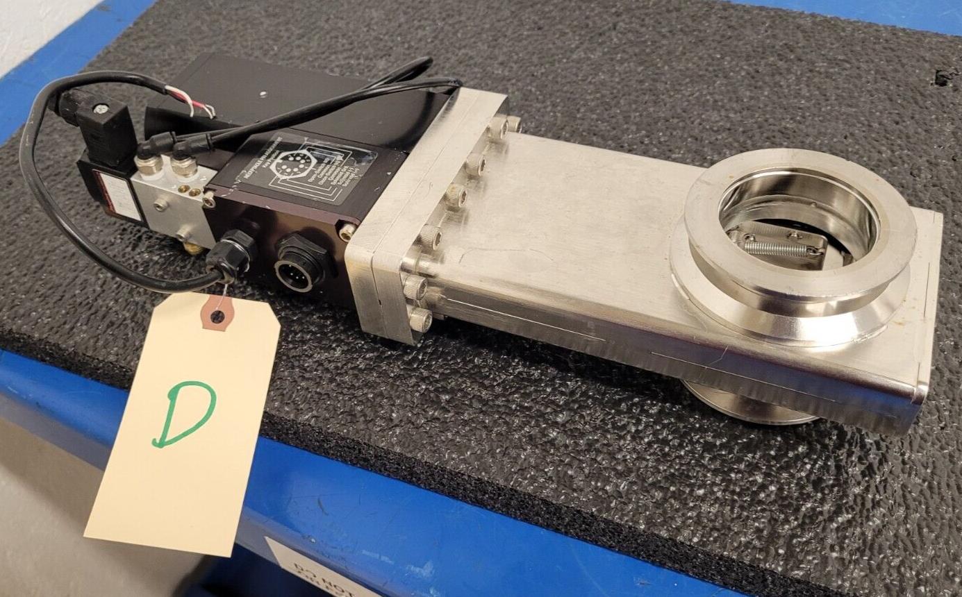 MDC KGV-2000V-P-01-07 2" KF-50 Solenoid Pneumatic High Vacuum Gate Valve Unit D