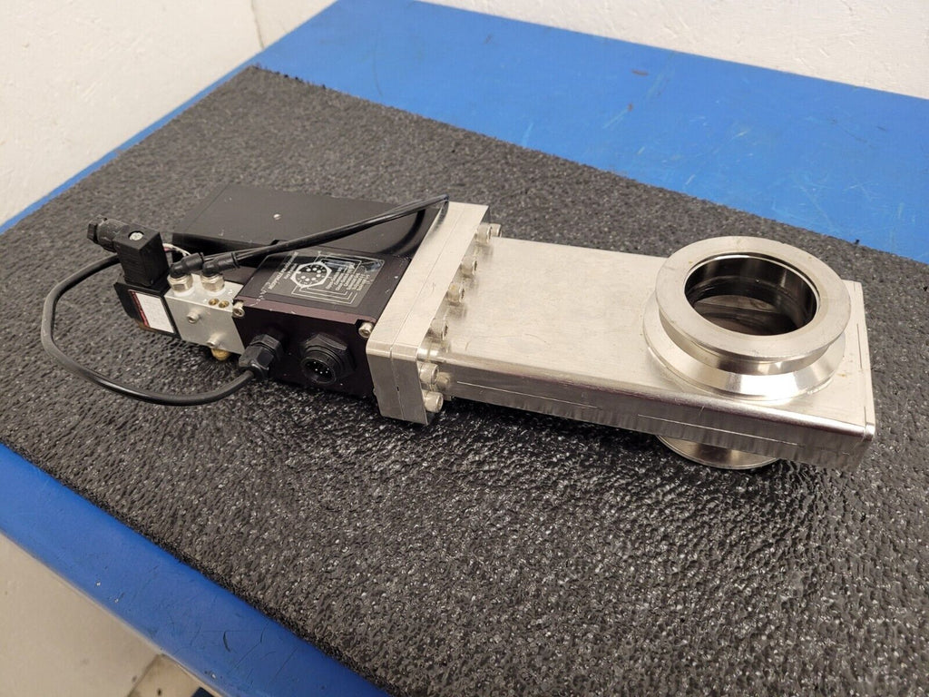 MDC KGV-2000V-P-01-07 2" KF-50 Solenoid Pneumatic High Vacuum Gate Valve Unit D