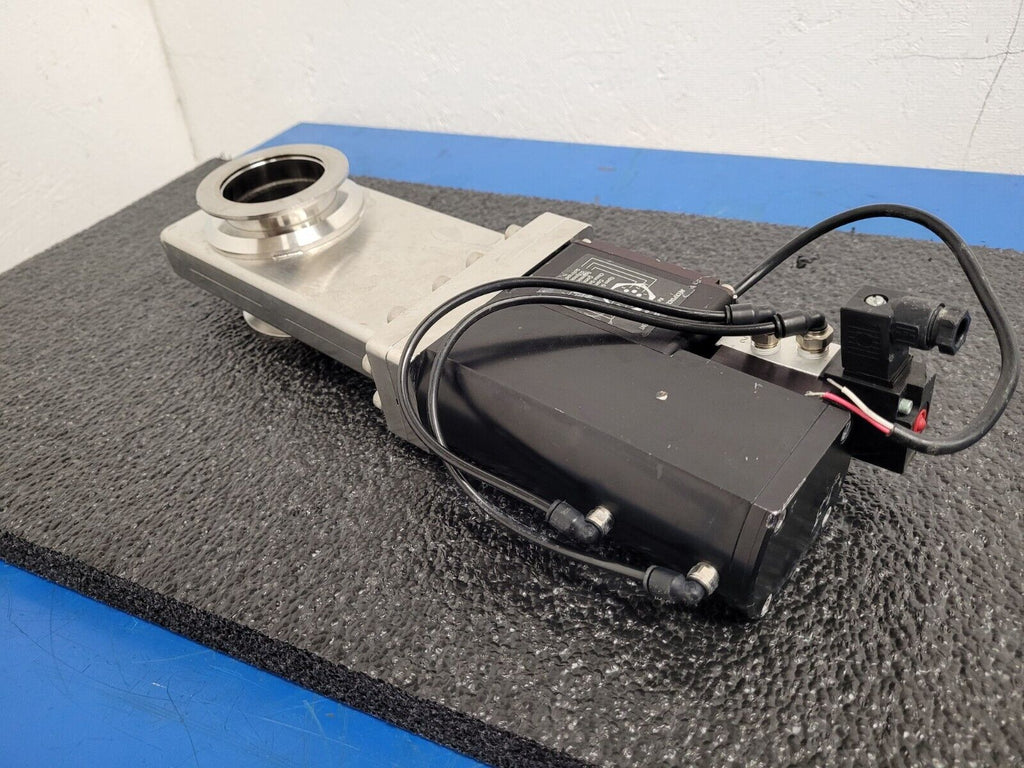MDC KGV-2000V-P-01-07 2" KF-50 Solenoid Pneumatic High Vacuum Gate Valve Unit D