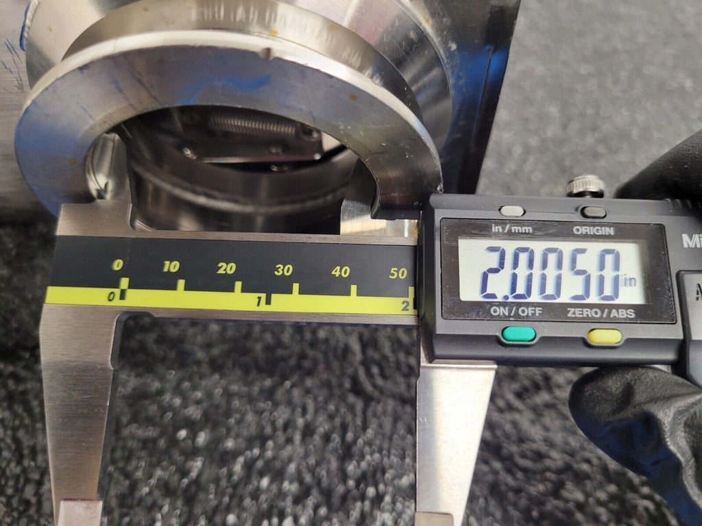 MDC KGV-2000V-P-01-07 2" KF-50 Solenoid Pneumatic High Vacuum Gate Valve Unit D