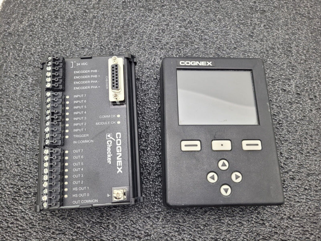 Cognex 807-9006-1R SensorView SV-350 Panel-Mount Viewer Cognex CKR-200-IOBOX-002