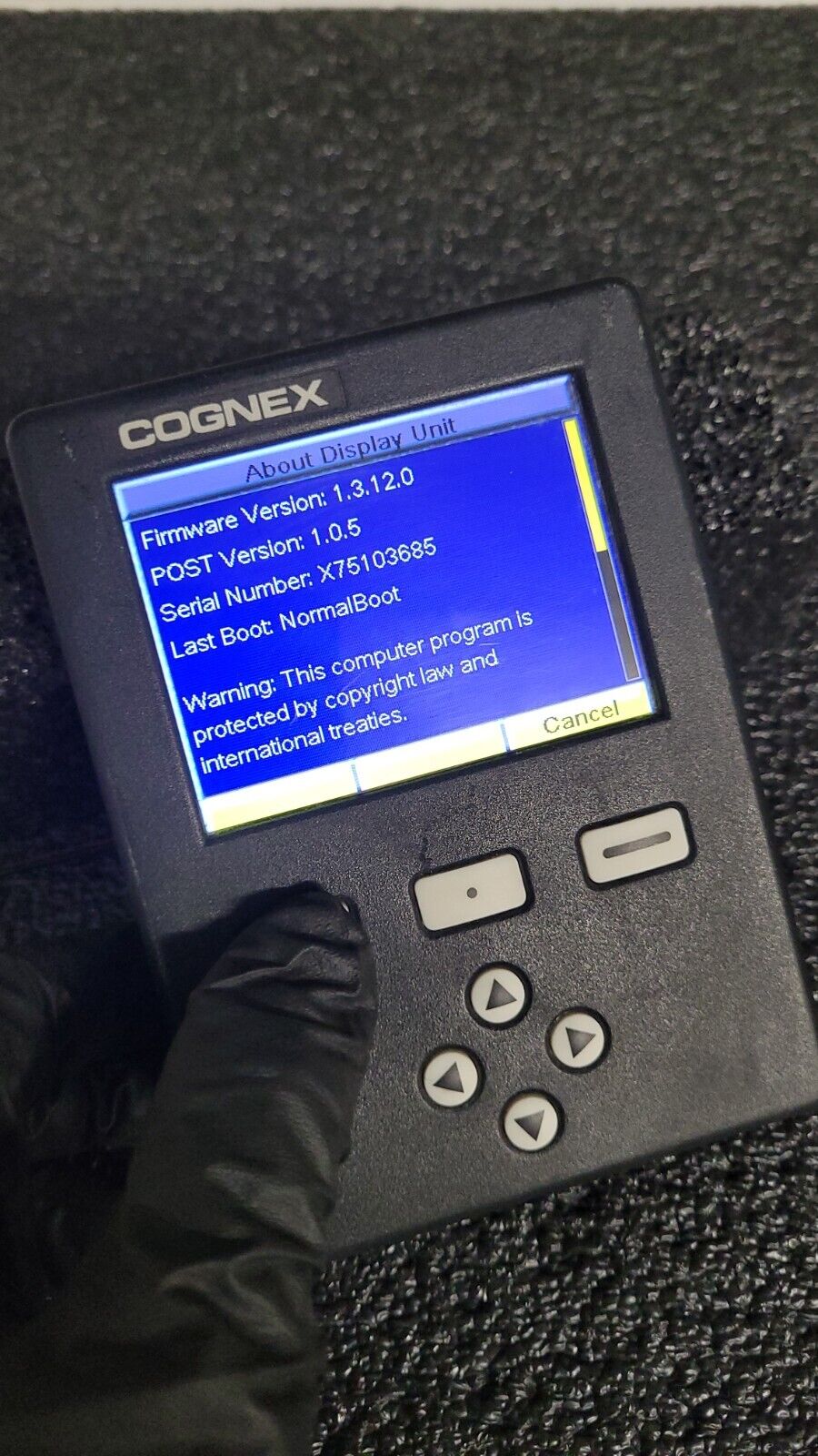 Cognex 807-9006-1R SensorView SV-350 Panel-Mount Viewer Cognex CKR-200-IOBOX-002