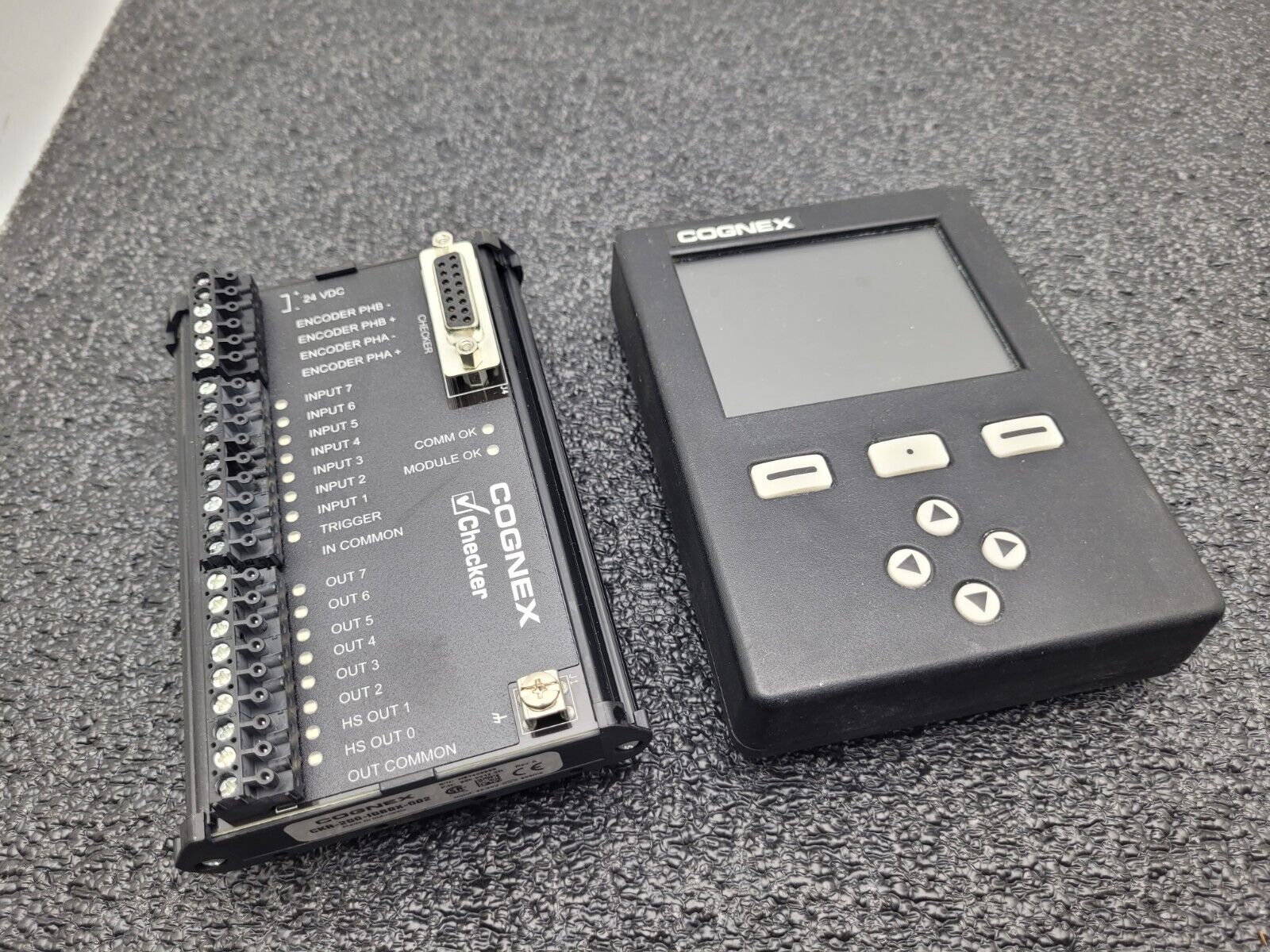 Cognex 807-9006-1R SensorView SV-350 Panel-Mount Viewer Cognex CKR-200-IOBOX-002