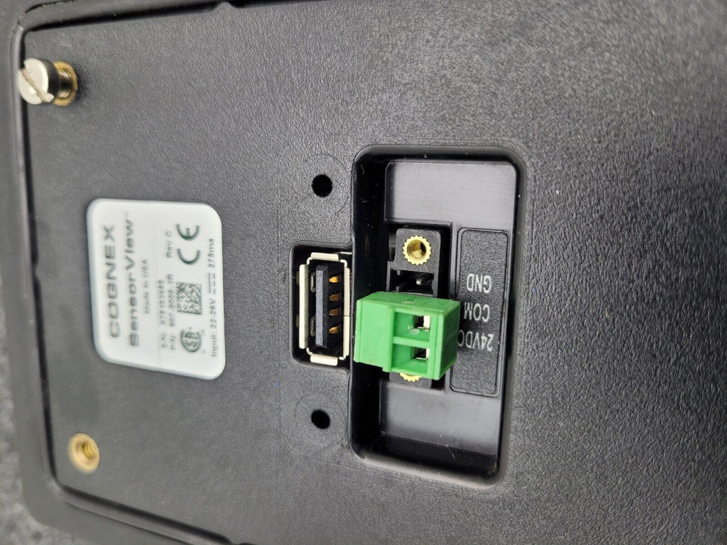 Cognex 807-9006-1R SensorView SV-350 Panel-Mount Viewer Cognex CKR-200-IOBOX-002